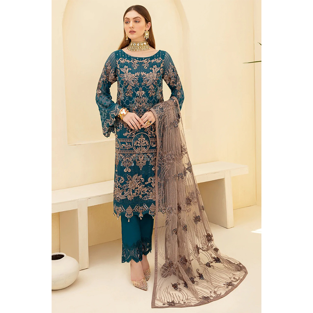 Elegant Designed Semi Stitched Party Dress With Inner